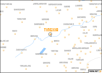 map of Tingxia