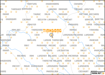 map of Tình Ðông