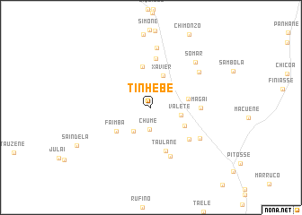 map of Tinhebe