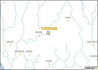 map of Tinipuka