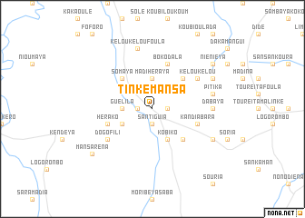 map of Tinké Mansa