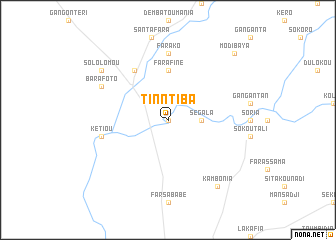 map of Tinntiba