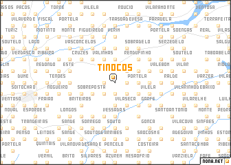 map of Tinocos