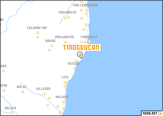 map of Tinogducan