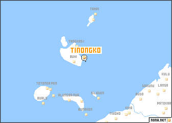 map of Tinongko