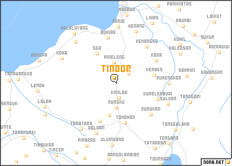 map of Tinoor