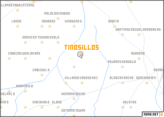 map of Tiñosillos