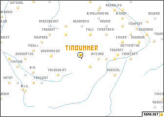 map of Tinoummer