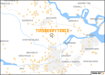 map of Tinsberry Trace