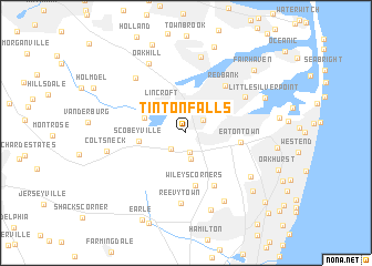 map of Tinton Falls