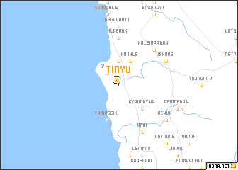 map of Tinyu