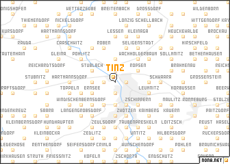 map of Tinz