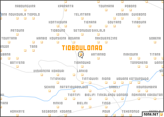 map of Tioboulonao