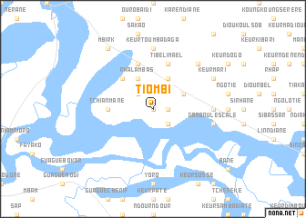 map of Tiombi