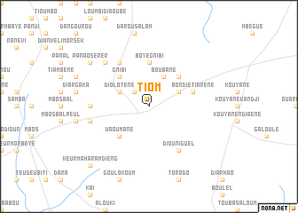 map of Tiom