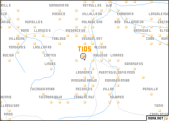 map of Tíos