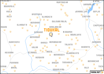 map of Tioukal