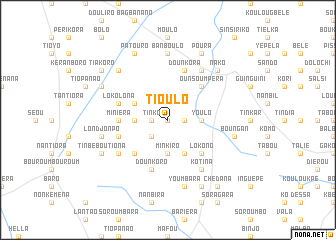 map of Tioulo