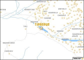 map of Tiparpur