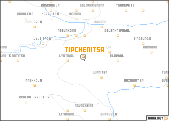 map of Tipchenitsa
