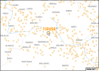 map of Tipuša