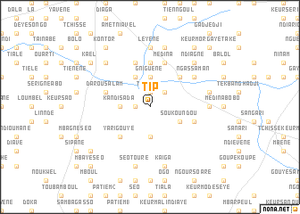 map of Tip