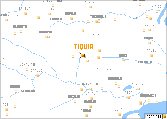 map of Tiquia