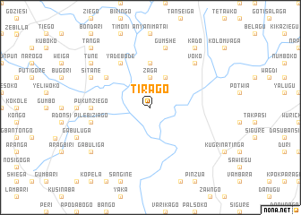 map of Tirago