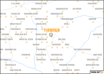 map of Tiranga
