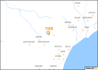 map of Tīra