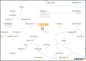 map of Tiream