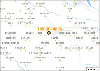 map of Tîrgu Frumos