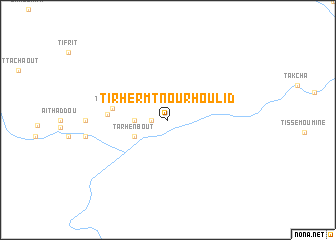 map of Tirhermt nʼOurhoulid