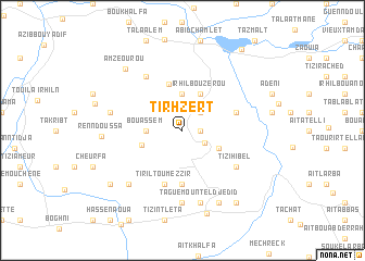 map of Tirhzert