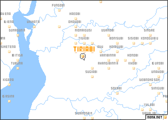 map of Tiriabi