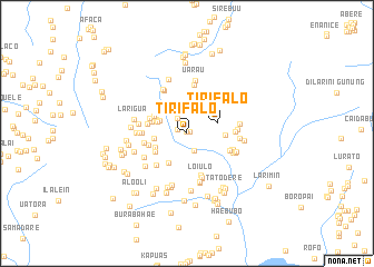 map of Tirifalo