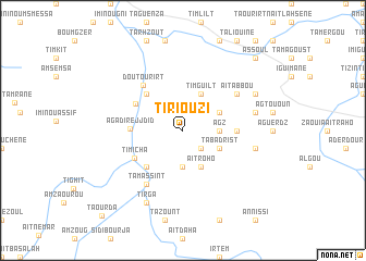 map of Tiriouzi