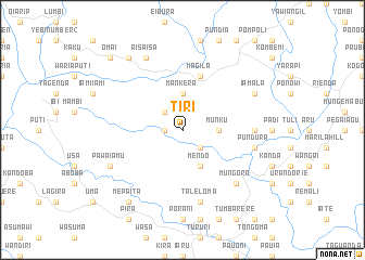 map of Tiri