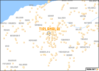 map of Tirlamalai