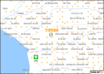 map of Tirmah