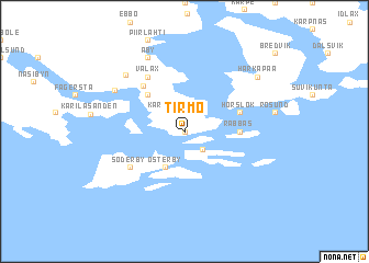 map of Tirmo