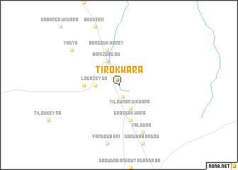 map of Tiro Kwara