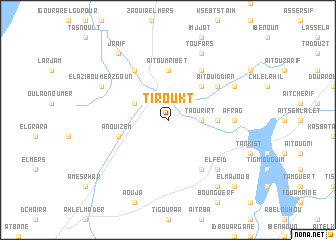 map of Tiroukt