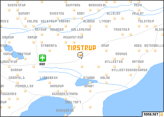 map of Tirstrup