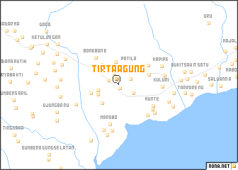 map of Tirtaagung