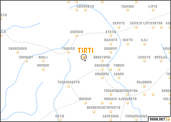 map of Tirti