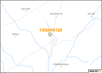map of Tiruppatūr