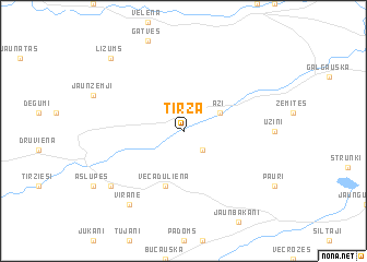 map of Tirza