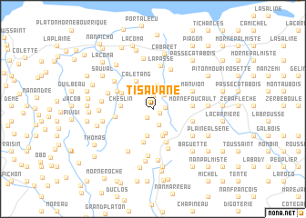 map of Ti Savane