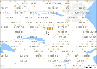 map of Tiset